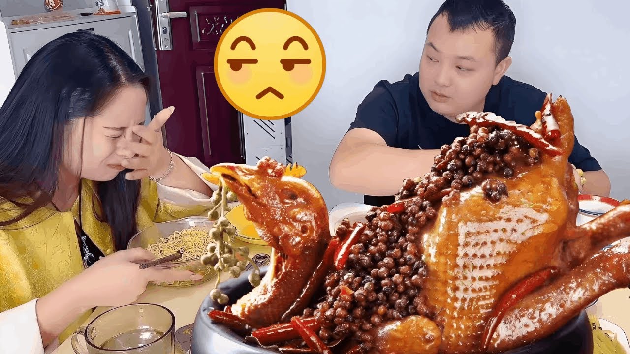 My selfish husband actually prepared roast duck with wasabi for me! That's outrageous!