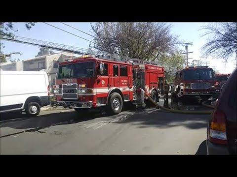 LAFD Structure Fire - Willis Avenue Incident - Panorama City