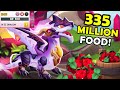 Leveling IKEZ to LEVEL 100! 335 MILLION Food GONE! DML ANCIENT DRAGON MAX LEVEL - DML #1308