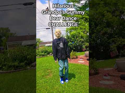 Hilarious Grandpa's Gummy Bear Dance CHALLENGE | Layne Marcum #gummybear #dance #challenge #shorts