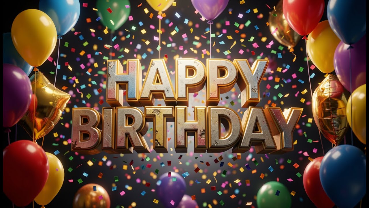 Happy Birthday To You 4K 🎂🎁🎉Song for your celebration. #happybirthday #magicbirthday #magictime