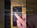 How to fix Facebook error connection lost tap to retry