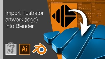 Import Illustrator artwork (logo) into Blender
