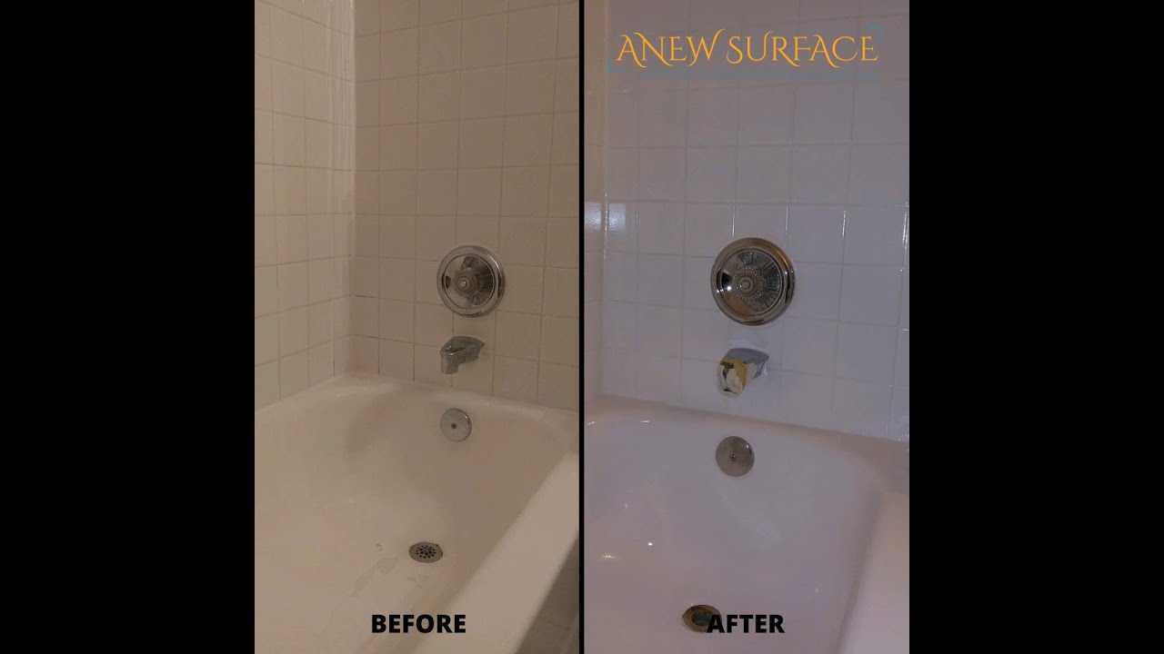 Bathtub & Tile Resurfacing YouTube