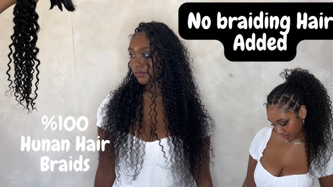 BOHO BRAIDS WITH REAL HUMAN HAIR?  Braid Install + Honest Review On YWIGS  Deep Wave Braiding Hair 