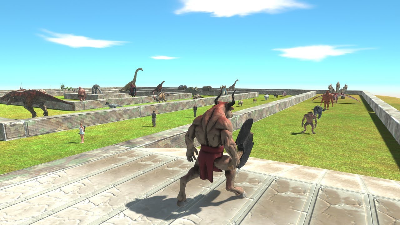 Minotaur Death Run - Animal Revolt Battle Simulator
