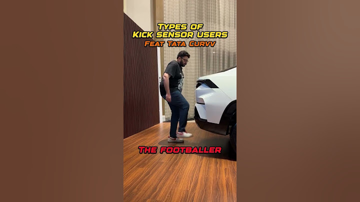Tata Curvv Kick Sensor Users! #tatacurvv