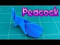 Origami Easy 3D Peacock | How to Make Paper Peacock Tutorial | DIY Cute Animals Gift Craft Handmade