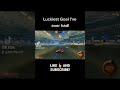 Luckiest GOAL I've ever had! #viral #gaming #clips #rocketleague