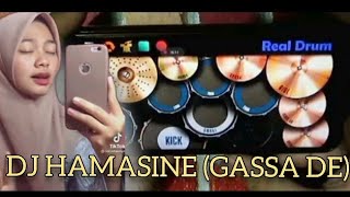 DJ HAMASINE (GASSA DE) DJ TIKTOK VIRAL - MANGKELUK | COVER REAL DRUM