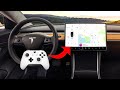 Connecting A Controller To Your Tesla Model 3/Y In The Glovebox To Play Games