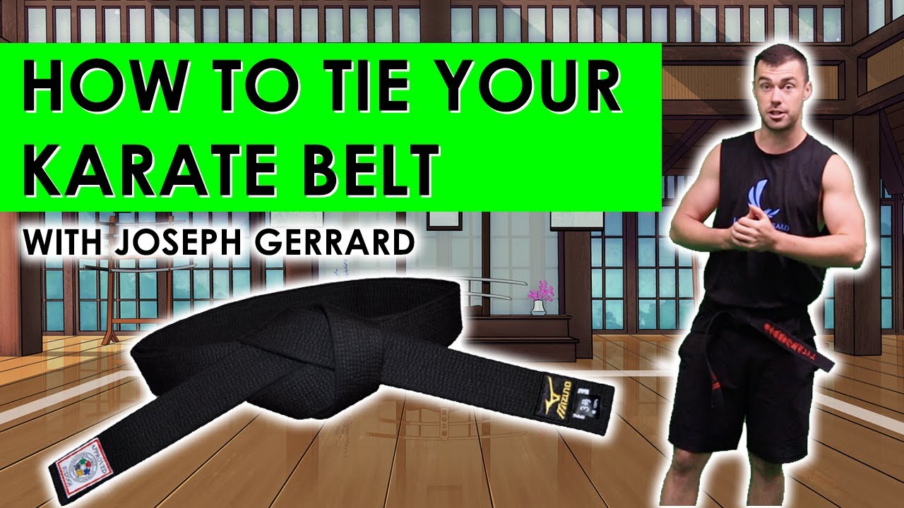 HOW TO TIE YOUR BELT I How to tie a karate belt I How to tie a