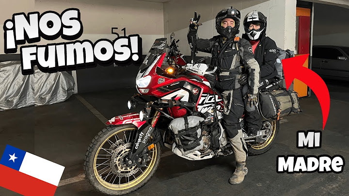 Vlog #41 | Me LLEVÓ a mi MAMÁ de VIAJE en MOTO por CHILE | Vuelta al mundo