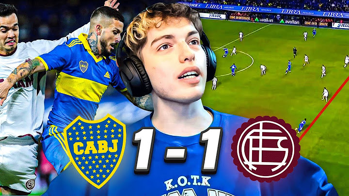 DAVOO XENEIZE REACCIONA A BOCA 1 LANUS 1 (2023) - LIGA ARGENTINA