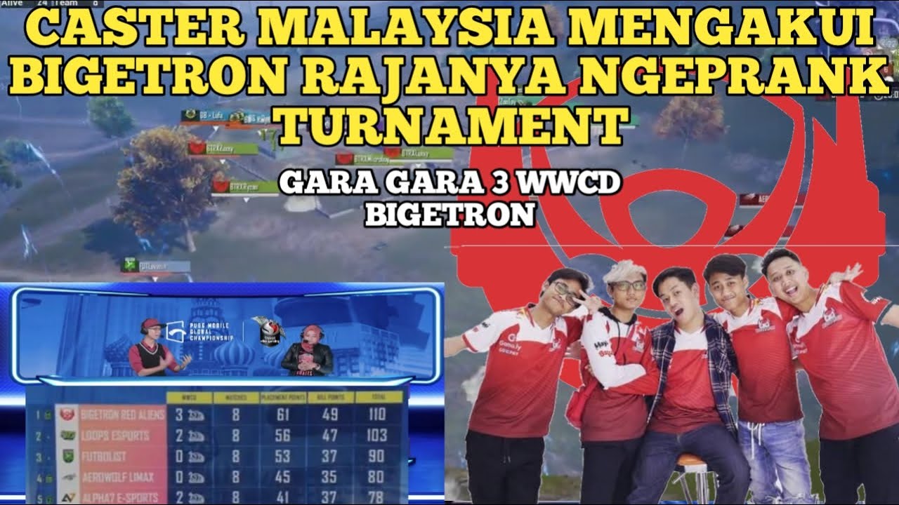 Bigetron ngeprank di PMGC || inilah reaksi caster malaysia || 3 wwcd W1D2 Btr