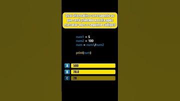 QUIZ PYTHON #003  #programação #python #desenvolvimento