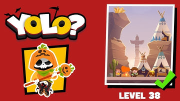 DEATHIGNER or YOLO? Gameplay Level 38 solution