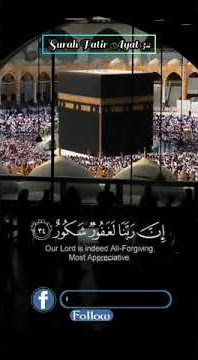 Al-Quran: #Surah #Al Fatir (035) #Verses/Ayats (34)