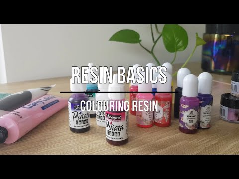 Resin Basics - How To Colour Resin | Seriously Creative Resin Tutorial