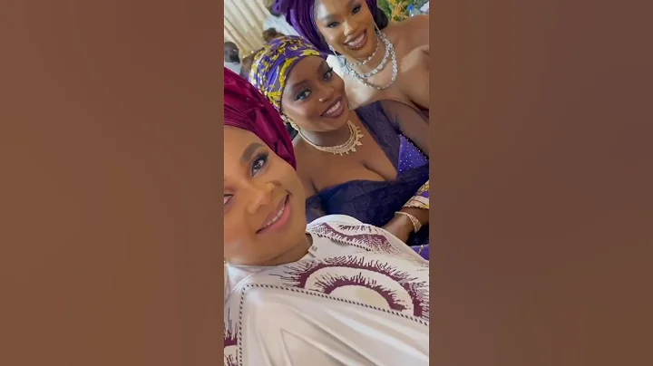 BIMBO ADEMOYE,BISOLA ADEOLA & SHARON ONOJA AT KUNLE REMI WEDDING #viralvideo #wedding #nollywood