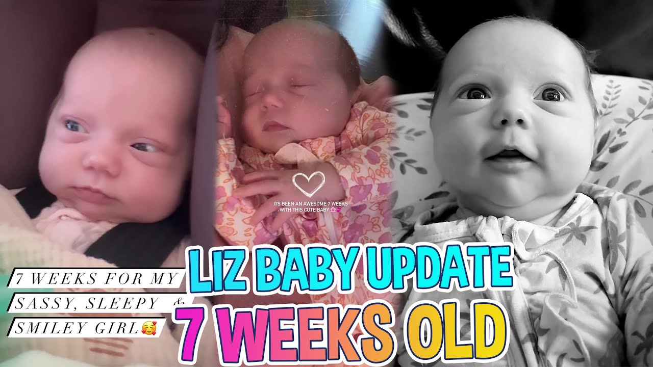 7 Little Johnstons Liz Johnston Baby Update Officially 7 Weeks Old