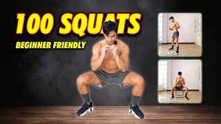 Guided 100 Squat Workout! by Jordan Yeoh Fitness 53,196 views 4 months ago 8 minutes, 51 seconds