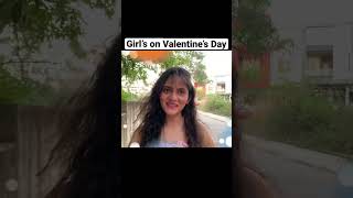 Girl’s on Valentine’s Day #shorts #funnyvideo #valentinesday