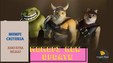 MEMEFI WITHRAWING UPDATE II ACCOUNT BAN II CRITERIA II KISKO KITNA MILEGA