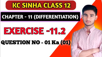 Derivatives of inverse Trigonometric Functions | Q1 Ex 11.2 Class 12 Math | KC SINHA EX 11.2 |