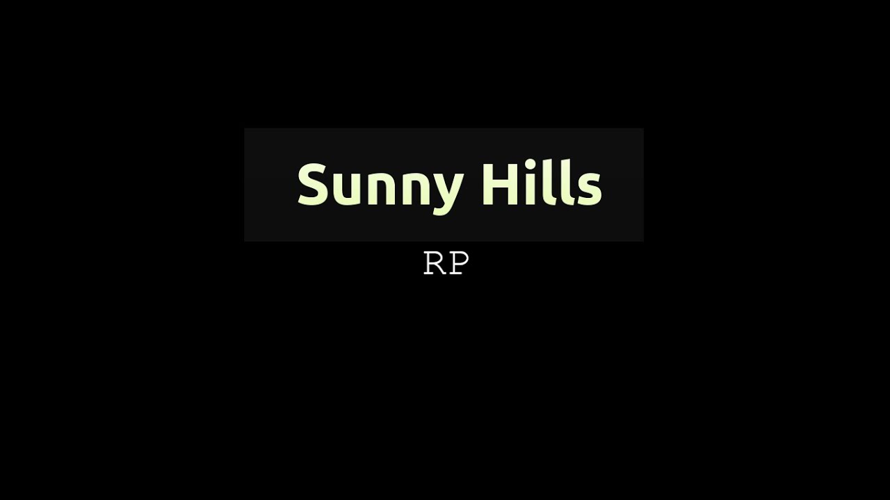 Sunny Rp Sunny Hills RP trailer (Outdated) - YouTube
