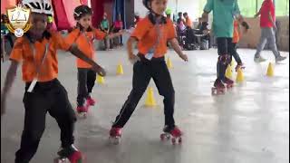 SAPS students in Roller skating training 🛼🛹⛸️