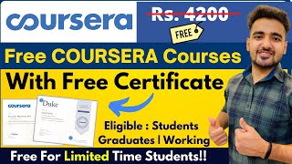 Coursera Free Courses in Dec 2021, Free Coursera Certificate For Guided Projects |Students & Working