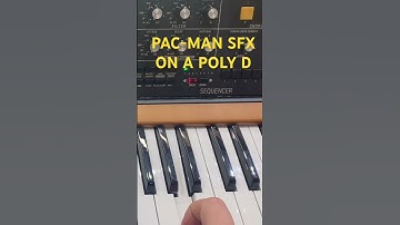 PAC-MAN #sfx on a #behringer Poly D #80s #synths #80selectronic