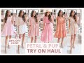 PETAL AND PUP TRY ON HAUL 2021 | GIRLY Spring Outfit Ideas🌸