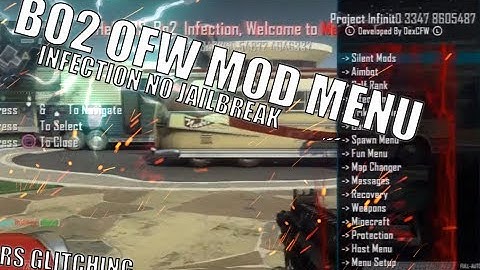 PS3 - BO2 OFW GSC MOD MENU INFECTION (Project Infinity GSC Mod Menu Infection)