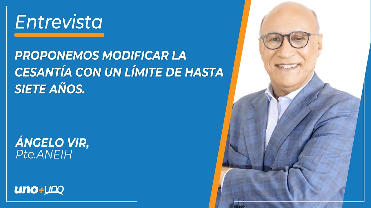 Proponemos modificar la cesantía con un límite de hasta siete años.