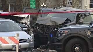 1 dead, 1 injured following crash involving 7 vehicles in south Salem