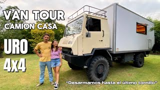 TOUR por este INCREÍBLE motorhome URO motor iveco. Camión Camper 4x4 HECHO EN URUGUAY