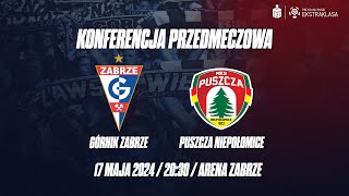 Konferencja prasowa przed meczem Górnik Zabrze - Puszcza Niepołomice