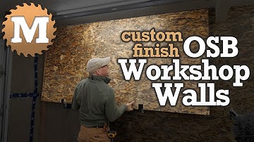 Install OSB on Shop Walls & Recycled Pallet Look - Workshop Build Series
