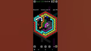 How To Solve Flow Free Hexes Courtyard Spin Level 139 13x13 Board Walk Through Solution Walkthrough