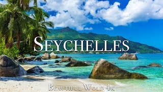 FLYING OVER SEYCHELLES (4K UHD) - Relaxing Music With Beautiful Nature Videos - 4K Ultra Videos