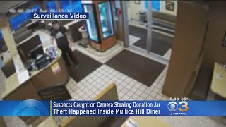Suspects Caught On Camera Stealing Donation Jar Inside New Jersey Diner