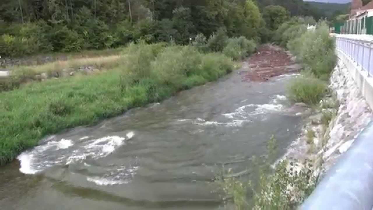 Monsterwelle ( Flutwelle ) im Triestingtal - 3.8.2014