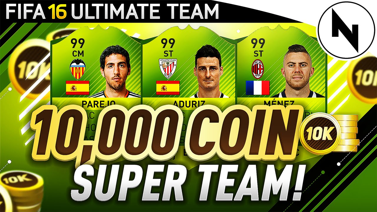 10,000 COIN SUPER TEAM!! - THE BEST TEAM IN FIFA! #22 - FIFA 16 Ultimate Team