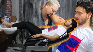 ASMR MASSAGE AFTER I LOST A BET • THE PILL YOU CAN JUST GET FROM A BARBER SHOP screenshot 1