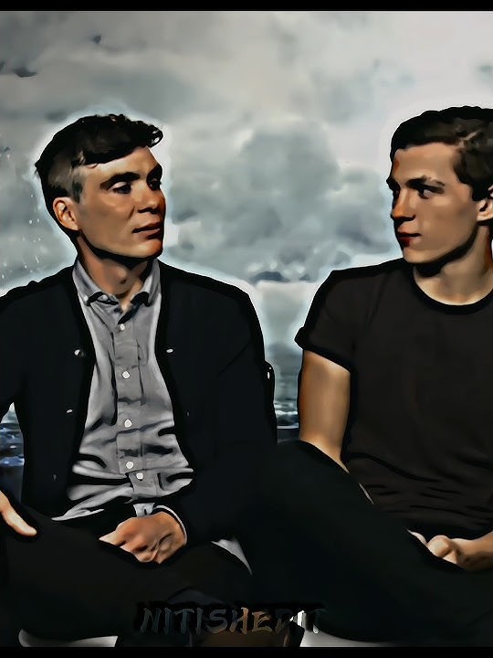 Thomas Shelby play cillian Murphy so well ☠️| Lol , CILLIAN 💀eye contact on tom Holland 😮‍💨