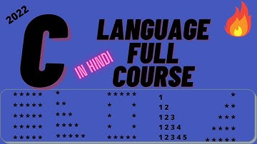 Nested Loops Questions In C Language | C Tutorial In Hindi | C full course #19