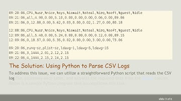 Analyzing Logs with Python: Extracting Specific Data from CSV Files