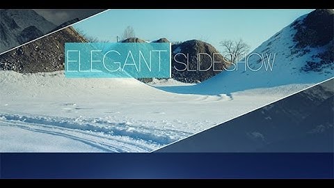 Elegant Slideshow ( After Effects Project Files)